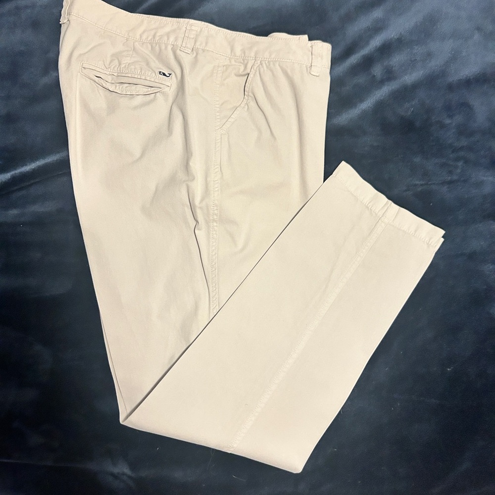 Vineyard Vines Cream Straight Leg Pants
